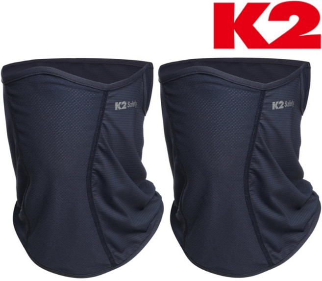 케이투세이프티 액티브 스카프, BLACK+BLACK, 1개