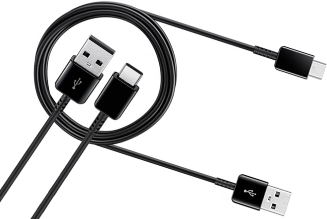 [아하] [1+1] 삼성 정품 USB-C타입 최대 25W 고속 충전 데이터 통신케이블 스마트폰 갤럭시 태블릿, 블랙, 2개, 1m