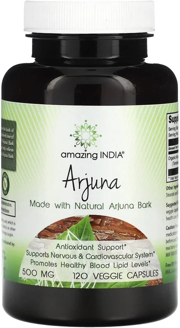 몸관리하세요 겨울입니다 Amazing India 아르주나 500mg 베지 캡슐 120정 특별관리진행, AmazingIndia아르주나500mg베지캡슐120정, 1개 - 쿠팡