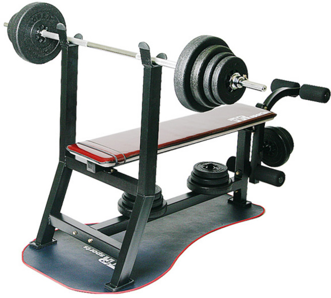 고급 레그 벤치 프레스 세라믹 바벨 20kg~70kg세트