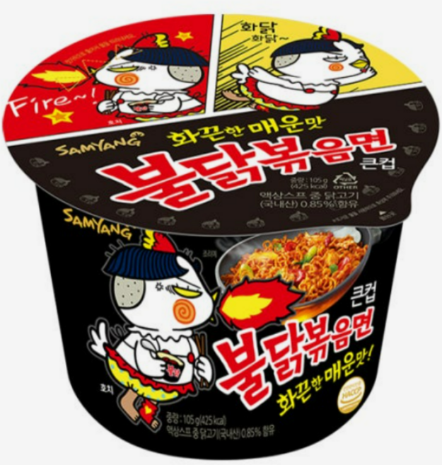 삼양 불닭볶음면 105g 큰컵 1개