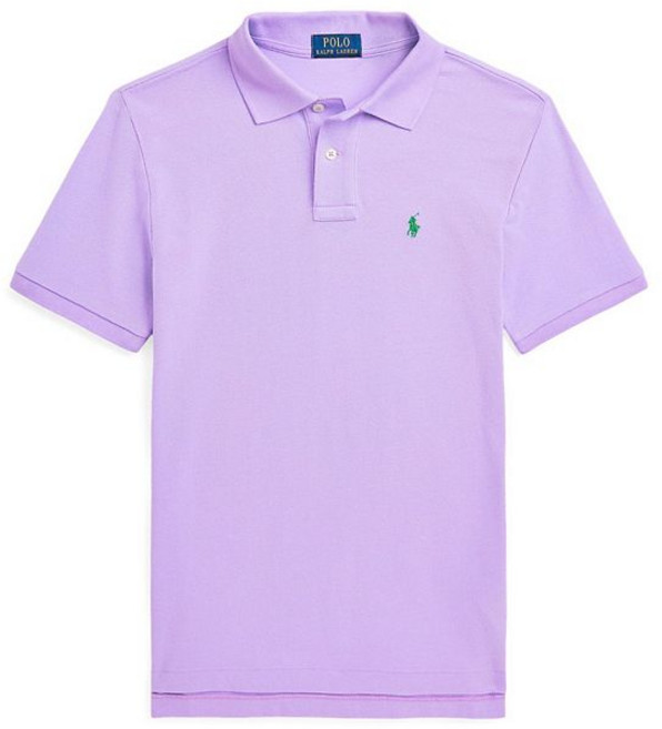 Polo Ralph Lauren 빅 보이즈 클래식 핏 코튼 메쉬 폴로 셔츠 - Sky Lavender 248924