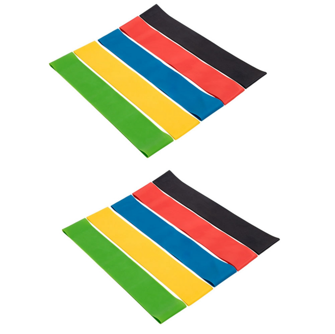 발이 불편한 어린이를 위한 의자 밴드 10팩 어린이용 의자 다리용 고무 밴드 11.8 x 2인치, 다색