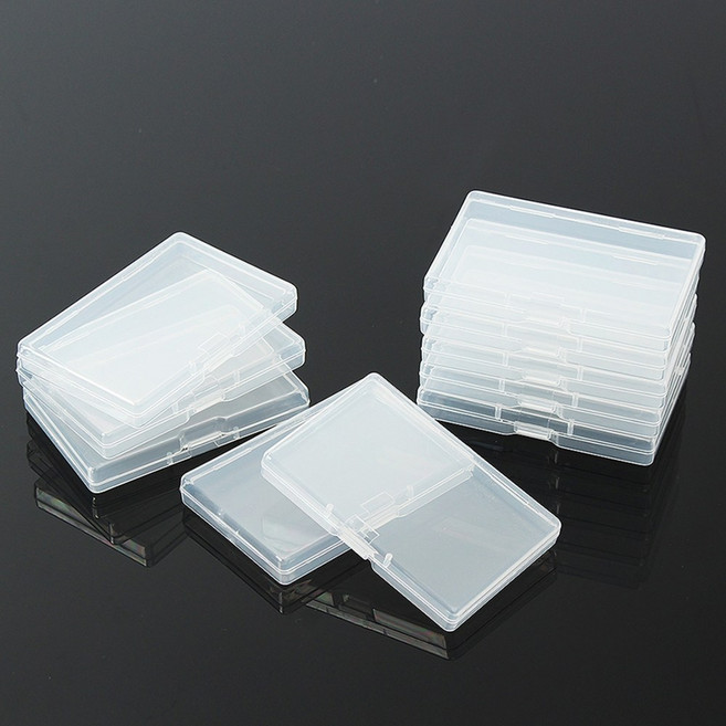 납짝한 다꾸보관함 퍼즐보관함 투명정리함 다용도소품함 9.5cmx10개
