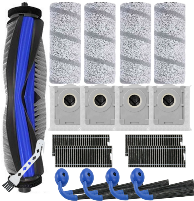 비브랜드 호환 에코백스 x11 프로 옴니 메인브러시 직배수 소모품, 1개, 6개월 패키지