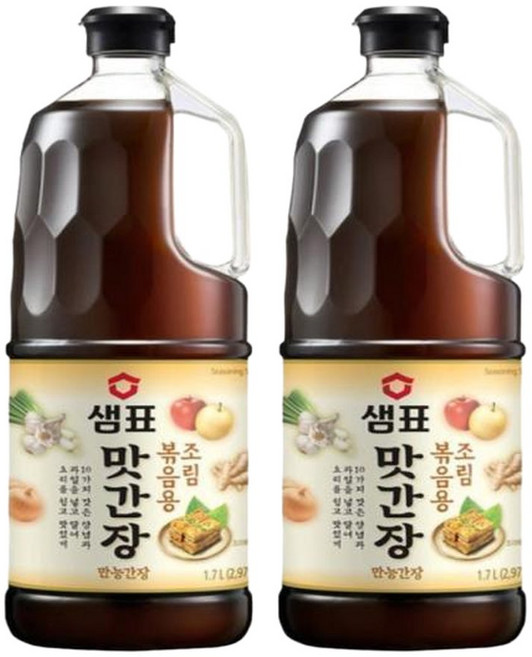 샘표 맛간장 1.7L 1+1(2병), 1개
