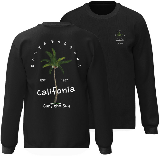 몰토벨리노 썸머 비치 프린팅 오버핏 긴팔 레쉬가드, 남녀공용M, 산타바바라801