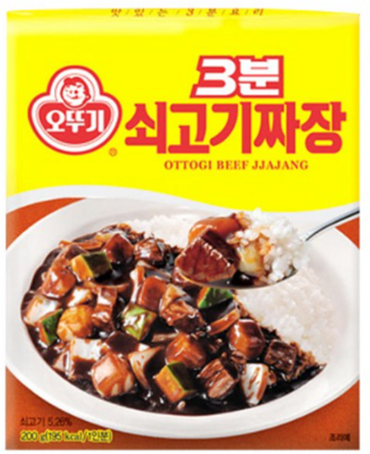 오뚜기 3분쇠고기짜장200G, 200g, 2개