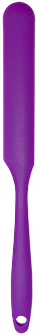 실리콘 긴 스크레이퍼 컬러 크림 칼 케이크 만들기 작은 액세서리 뒤집개 베이킹 도구, 01 1pc, 12 Purple