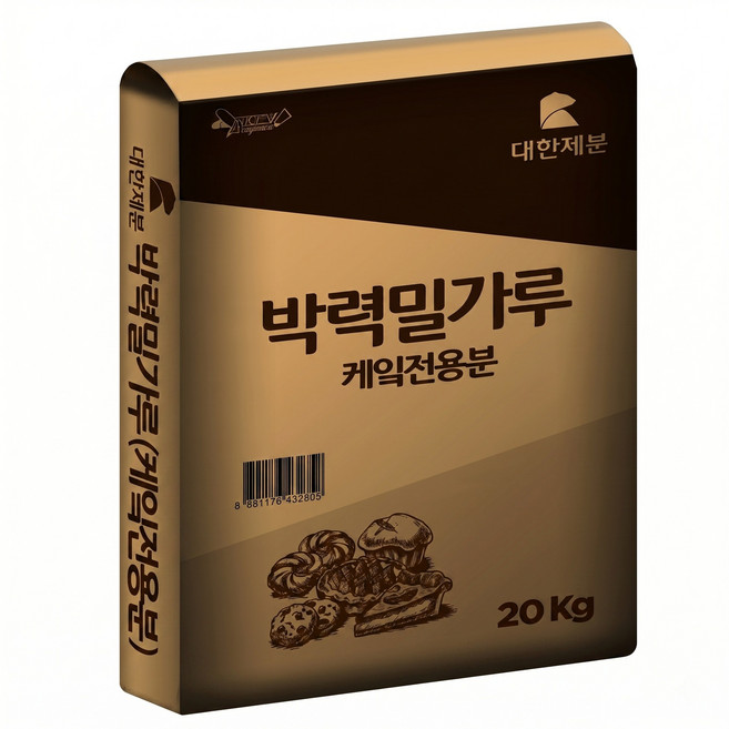 대한제분 곰표 1등급 박력밀가루 케잌전용분1호 20kg 박력분, 1개