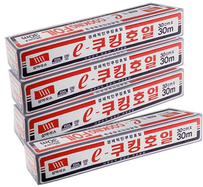 삼아삭스호일 e 쿠킹호일, 30m, 4개