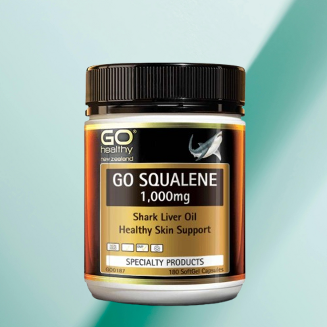 낭재몰 오메가3 뉴질랜드Go Healthy 스쿠알렌 1000mg - 상어 간 오일 180캡, 1개, 180정