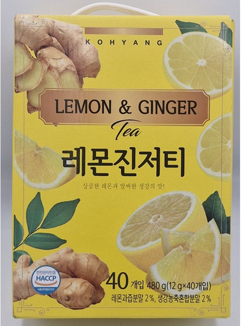 고향 레몬진저티, 12g, 40개입, 1개
