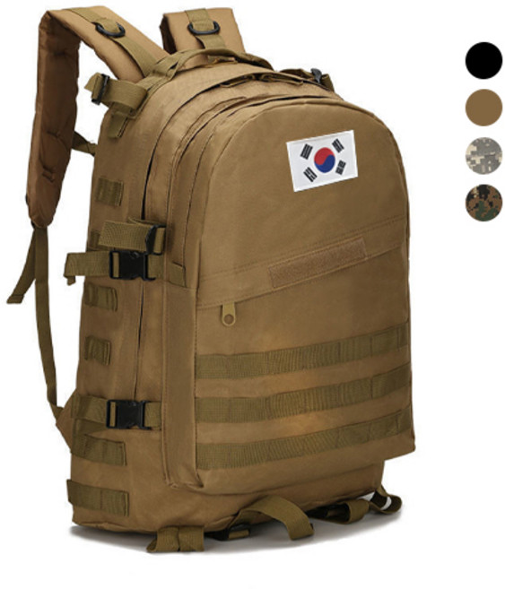 지스터프 군인가방 백팩 45L 태극기 출타가방 여행 배낭