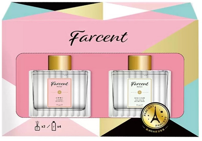 Farcent 去味大師 香水室內擴香組, 1個