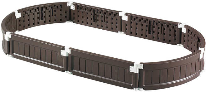 플랜트박스 대형사각화분 플랜트파티션 HDPE재질 도로화분 아웃탑 플라워가든_확장RBF 놀이터 볼풀장 플랜트박스 텃밭상자 화단 야외 가든박스, 1개