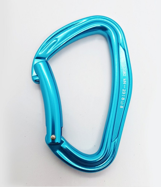 UIAA 국제산악연맹 퀵링크 23kN 초강력 암벽등반 클라이밍 안전장비 안전고리, 블루, 1개