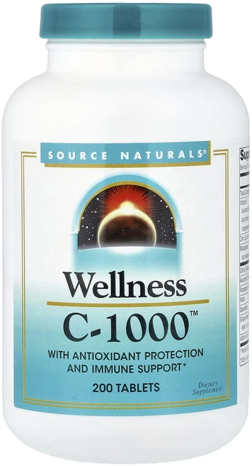 소스네츄럴스 웰니스 C-1000 200 타블렛, 6개, 200정 - 쿠팡
