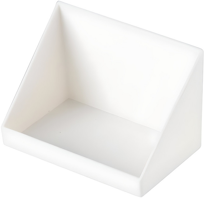 구디푸디 부착식 다용도 사각 수납 선반, 화이트, 1개