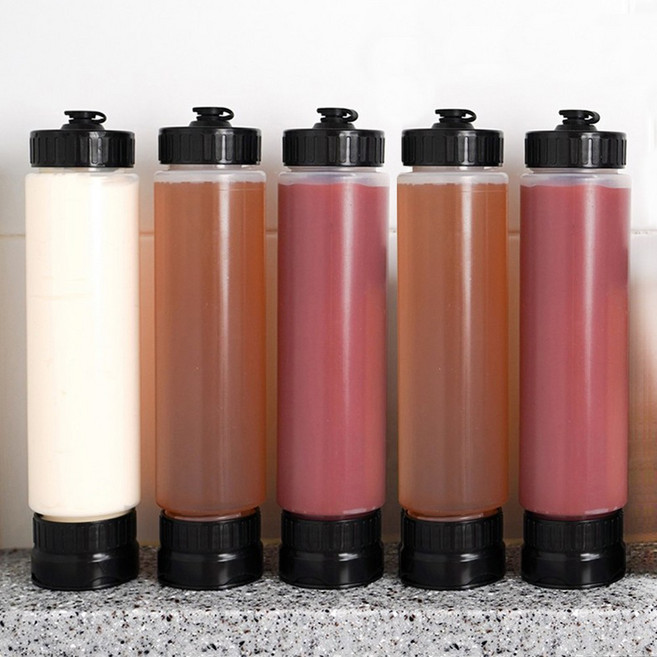 모두의 소스통 흐르지않는 거꾸로 쓰는 드리즐 용기, 1개, 500ml