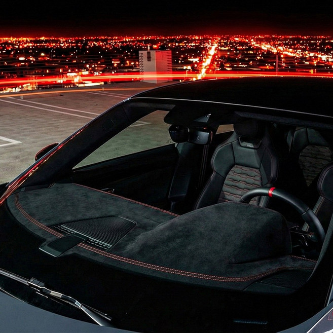 DUB 스웨이드 논슬립 대쉬보드커버 전차종, 블랙 스티치, 배송 요청사항에 차종코드를 기재해주세요