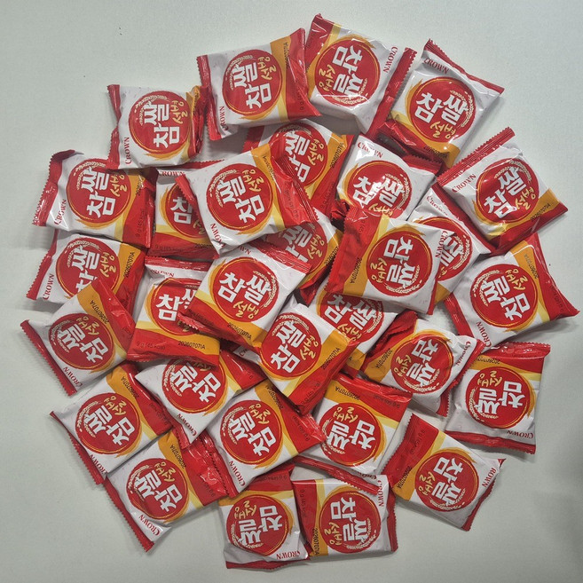 크라운 참쌀 설병 대용량 쌀과자, 9g