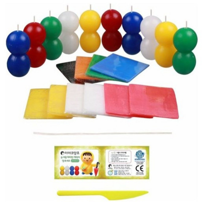 이야코 캐릭터양초 10인용 눈사람포함 - 35811, 본상품선택