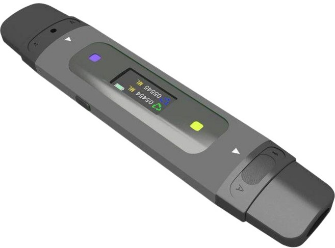 호흡 폐활량 운동기구 체력측정 폐기능 흉곽 횡경막 훈련 운동 테스트 흰색 복식 기구, 블랙