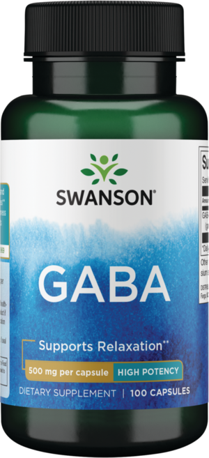 스완슨 가바 500mg 캡슐, 100정, 1개