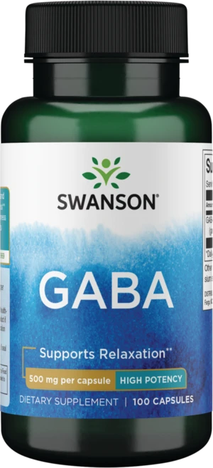 스완슨 가바 500mg 캡슐, 100정, 1개 - 쿠팡