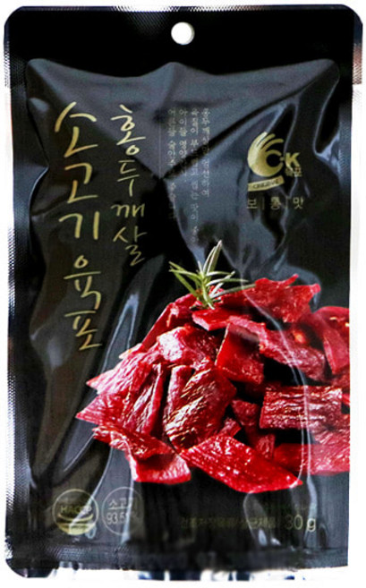 고려식품 소고기육포 홍두깨살 30g 맥주안주 마른안주 혼술안주 제주돈육, 1개