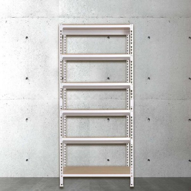 아트박스/스피드랙 스피드랙 무볼트 조립식 선반 6단 700 x 600 x 1800, 블랙, 9mm 양면코팅 보드