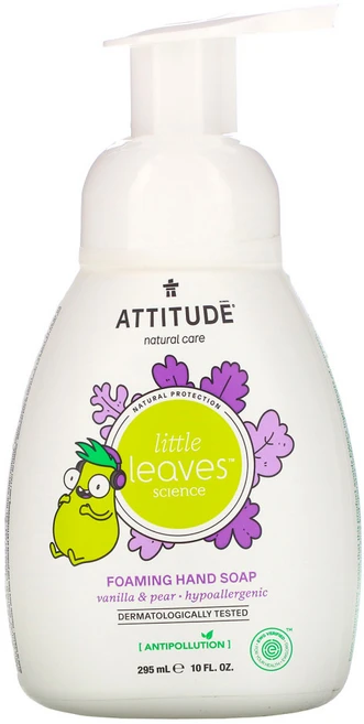 ATTITUDE Little Leaves 사이언스 포밍 핸드솝 바닐라 배 295ml(10fl oz) 3팩, 1개, 295ml - 쿠팡