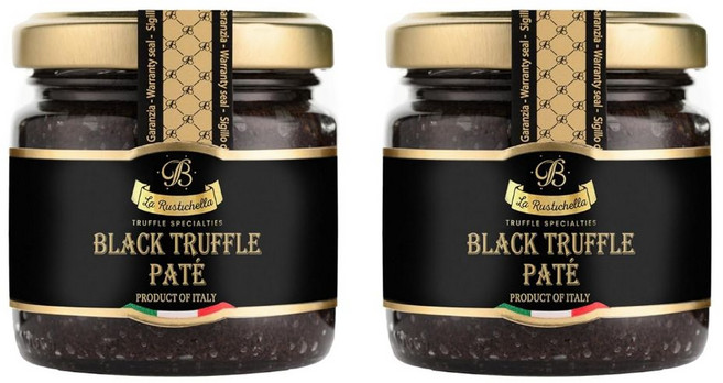 La Rustichella 블랙 트러플 파테 이탈리아산, 2개, 90g