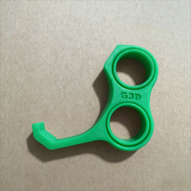 손가락통증 완화 폰 그립 거치대 그랩, 1개, 초록