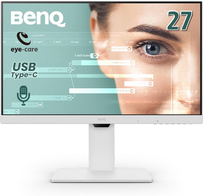 BenQ GW2786TC Gen2) 벤큐 재팬 아이케어 모니터(27 인치Full HDIPS100Hz노이즈 캔슬링, 27인치 FHD | 100Hz | 65W USB-C