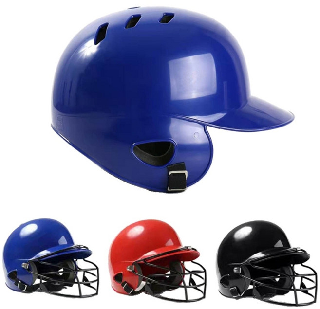 어린이 야구 심판헬멧 훈련 경기 마스크 포수 보호구 장비 안면 얼굴, 8.주니어블랙(보호대O)