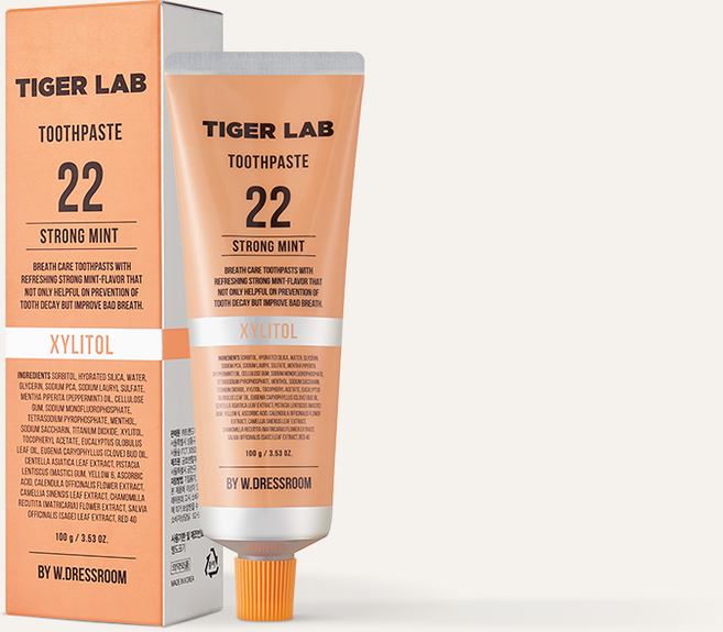 타이거랩 스트롱 구취 케어 치약, 100g, 1개