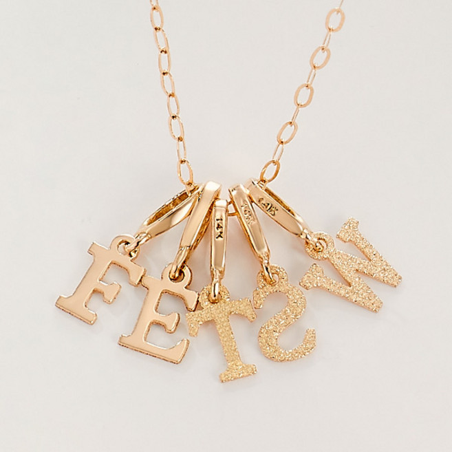 준주얼리 전체 14K 조이 이니셜 펜던트 YDG14PI24US028 우정 펜던트 생일 선물