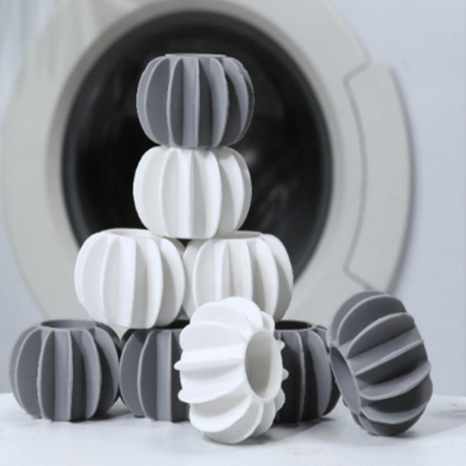 세탁볼통돌이 실리콘 패딩 런드리볼 세탁공 세탁기엉킴방지 옷감보호, 1개, 그레이_대