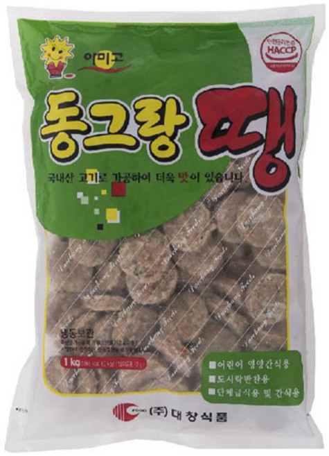(무)(냉동)대창아미고동그랑땡 1kgX10개, 1kg, 10개
