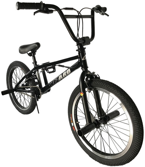 [지멘스자전거]BMX 가벼운 크로몰리 차체 선수용 자전거 위저드 20인치, 146cm, 1개, 위저드20(매트블랙)_완전조립 및 테스트