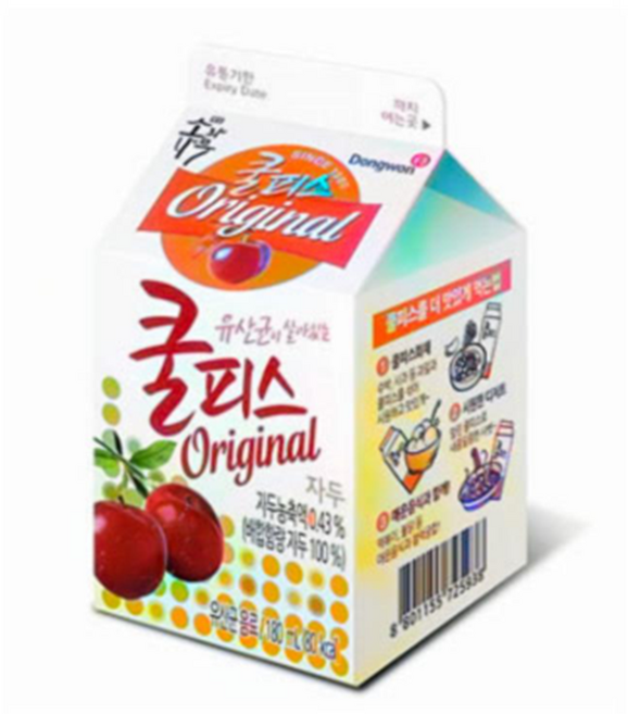 동원 쿨피스 자두, 180ml, 10개