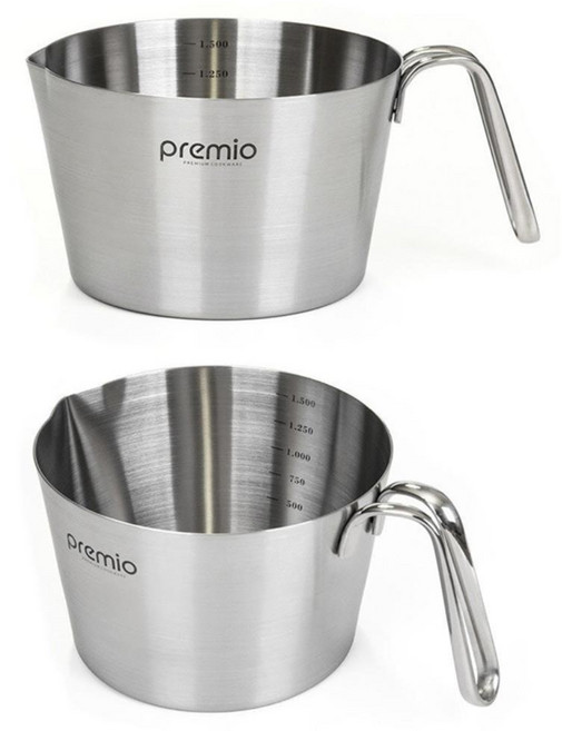 1인가구 계량조리 컵앤팟 컵겸용냄비 눈금표시형, 키친아트 계량컵 프리미오 IH 컵앤팟 16cm, 1개