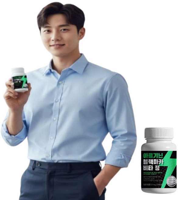 하루활력 페루산 블랙마카 L아르기닌 아르자닌, 6박스, 60정