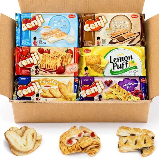 하이라이트 고급 바삭한 페스츄리 파이, 6개, 110g