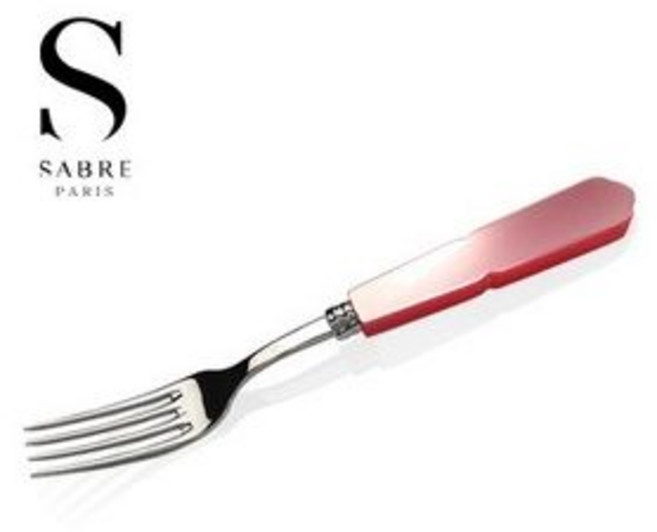 사브르 구스타브 디너 포크 20.8cm (로즈핑크) (Araium), 사브르 구스타브 디너 포크 20.8cm (로즈핑크) (