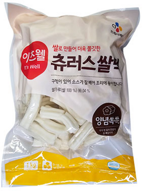이츠웰 츄러스 쌀떡, 3개, 1kg