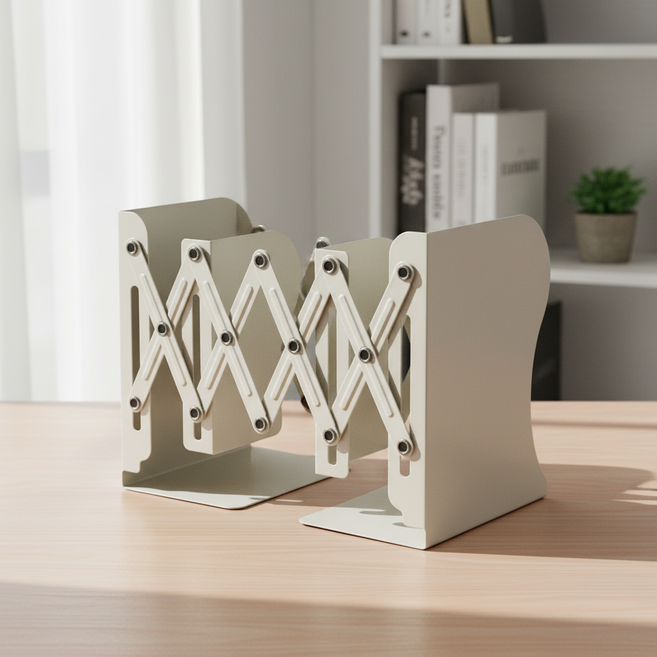 길이조절 책상 책꽂이 북스탠드 서류 정리대 슬라이딩 독서대 42cm, 단품