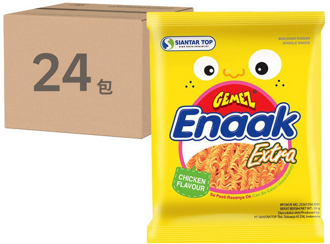 GEMEZ Enaak 韓式小雞麵 雞汁味, 720g, 1盒